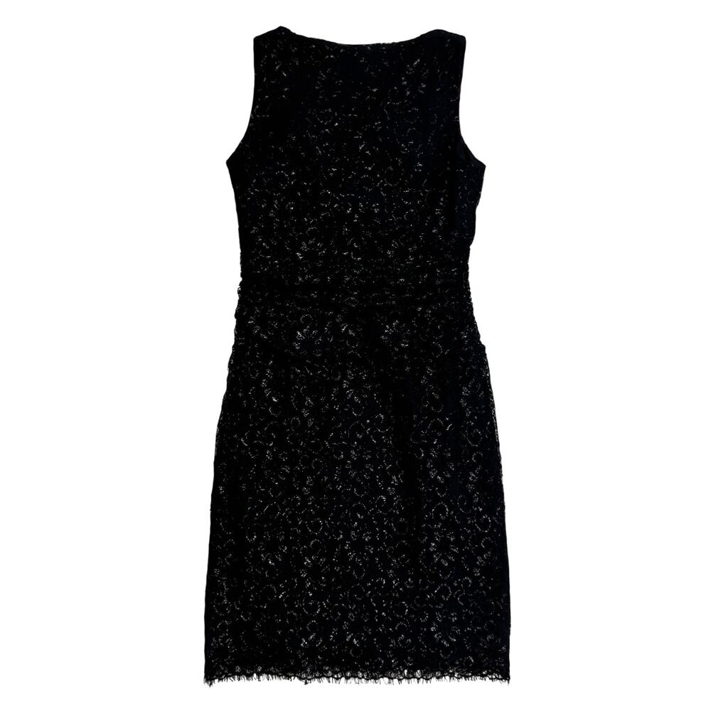 Lauren Ralph Lauren Black Lace Dress Women’s 10 Evening Occasion Event Wedding - Picture 3 of 16